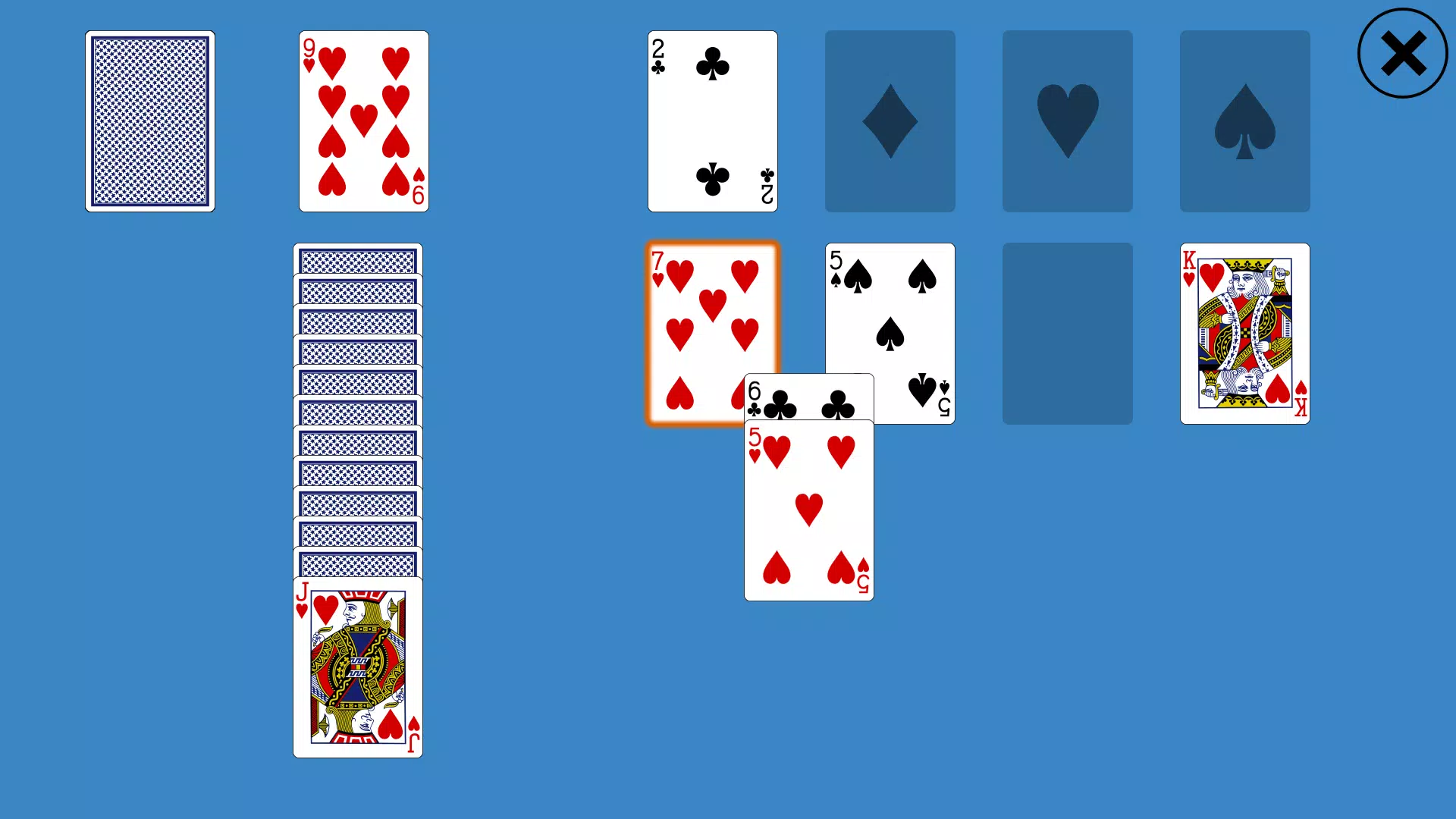 Classic Canfield Solitaire Screenshot 2