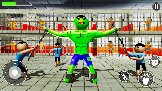 Incredible Monster: Superhero Prison Escape Games スクリーンショット 3