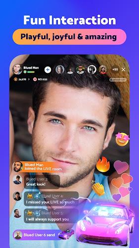 Blued: Gay Live Chat & Dating Zrzut ekranu 2