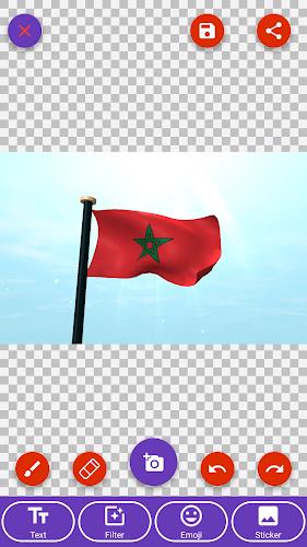 Morocco Flag Wallpaper: Flags स्क्रीनशॉट 4