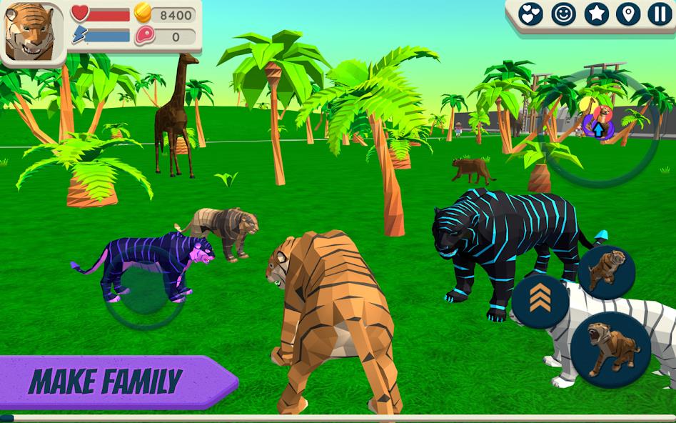 Tiger Simulator 3D Mod Screenshot 2