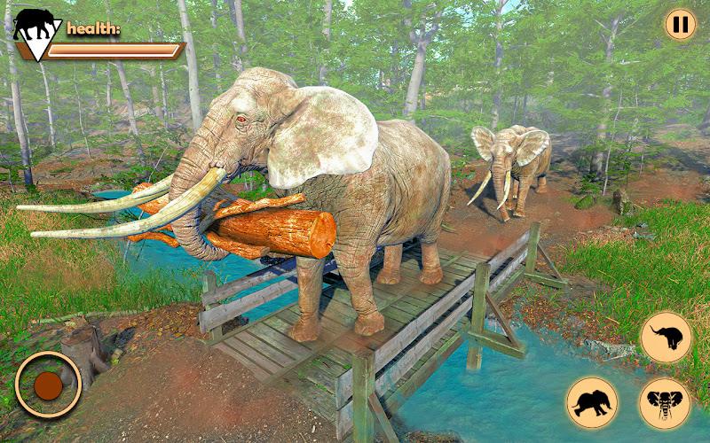 Elephant Simulator Animal Game Schermafbeelding 3