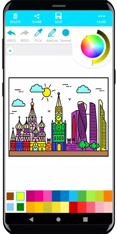 Coloring Travels Captura de pantalla 3