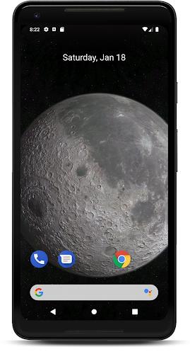 Moon 3D Live Wallpaper應用截圖第2張