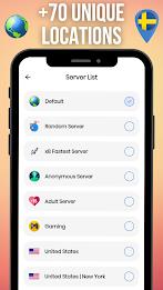 Sweden VPN 스크린샷 3