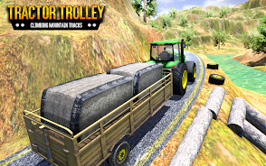 Tractor Trolley Driving Sim 3D Schermafbeelding 2