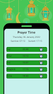 Auto Azan Alarm Prayer Times Скриншот 1