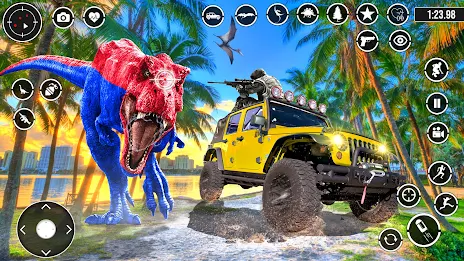 Real Dino Hunting 3D shooting ภาพหน้าจอ 1