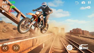 Motocross Beach Bike Games 3D Captura de tela 2