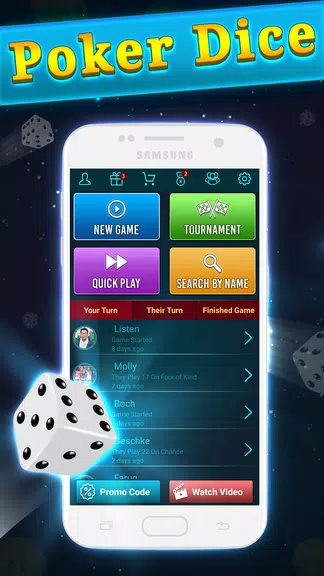 Yatzy - Free Dice Games ဖန်သားပြင်ဓာတ်ပုံ 1