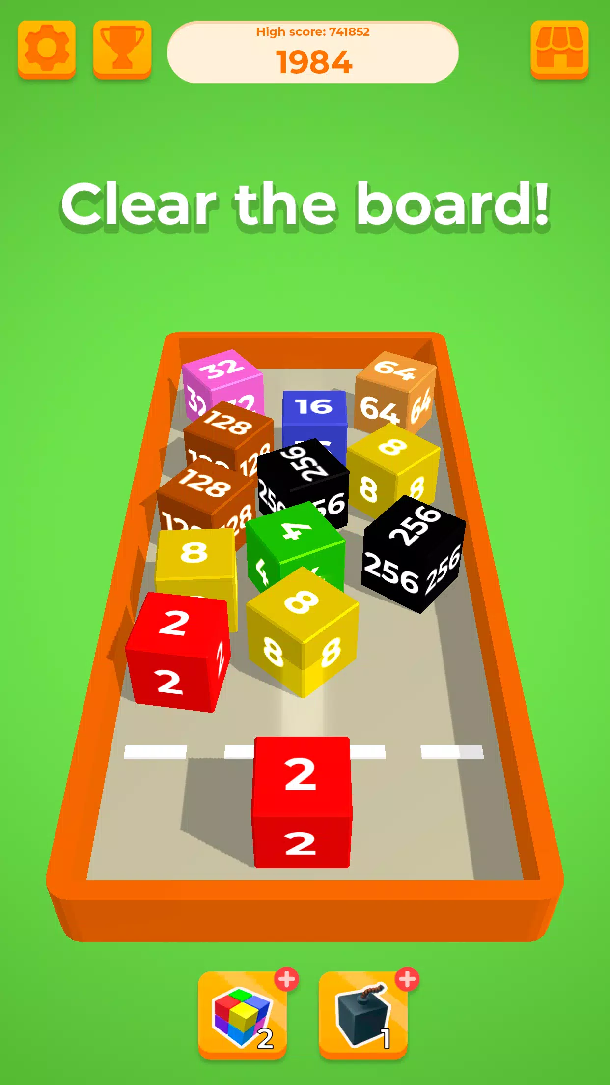 鎖鍊方塊：2048 3D 融合遊戲應用截圖第4張