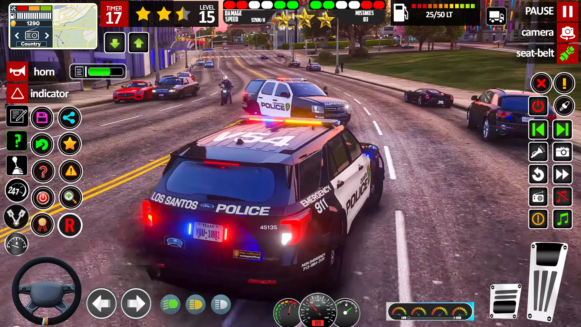 Car Chase Game Cop Simulator Captura de tela 2