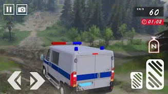 Offroad Police Van 2021 - Poli Schermafbeelding 2