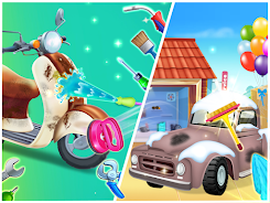 Truck wash games for boys Captura de pantalla 2