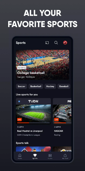 fuboTV Ảnh chụp màn hình 2