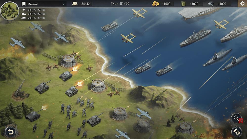 World War 2: Strategy Games Schermafbeelding 4