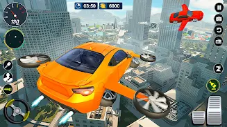 Car Games: Car Flying Games 3d Schermafbeelding 2