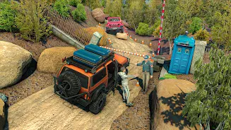 Offroad 4x4 Pickup Truck Games Schermafbeelding 4