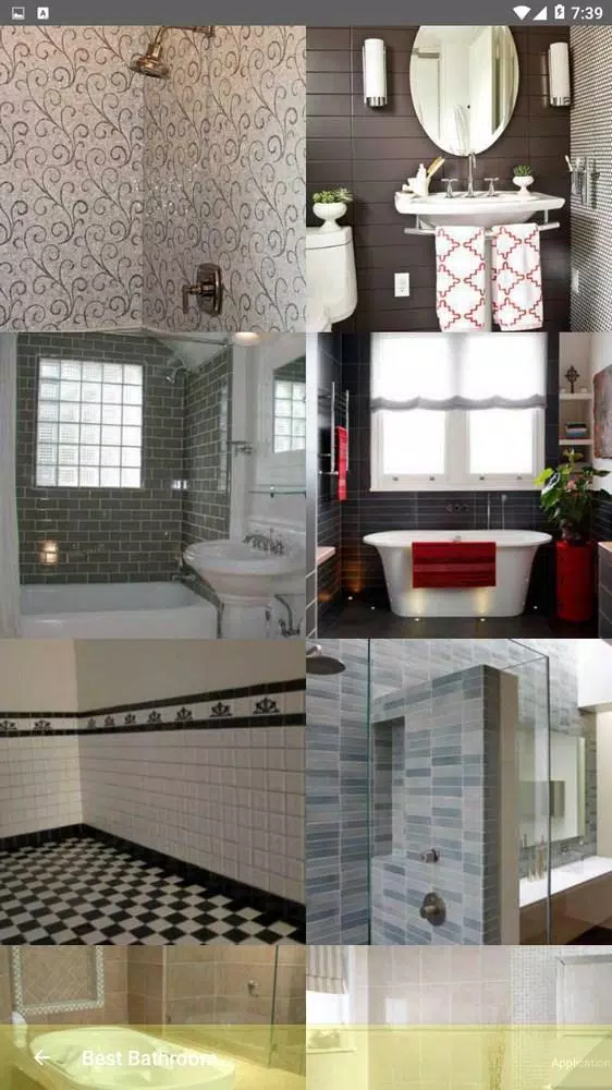Best Bathroom Tile Designs ide Captura de pantalla 3