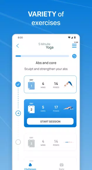 5 Minute Yoga 스크린샷 4