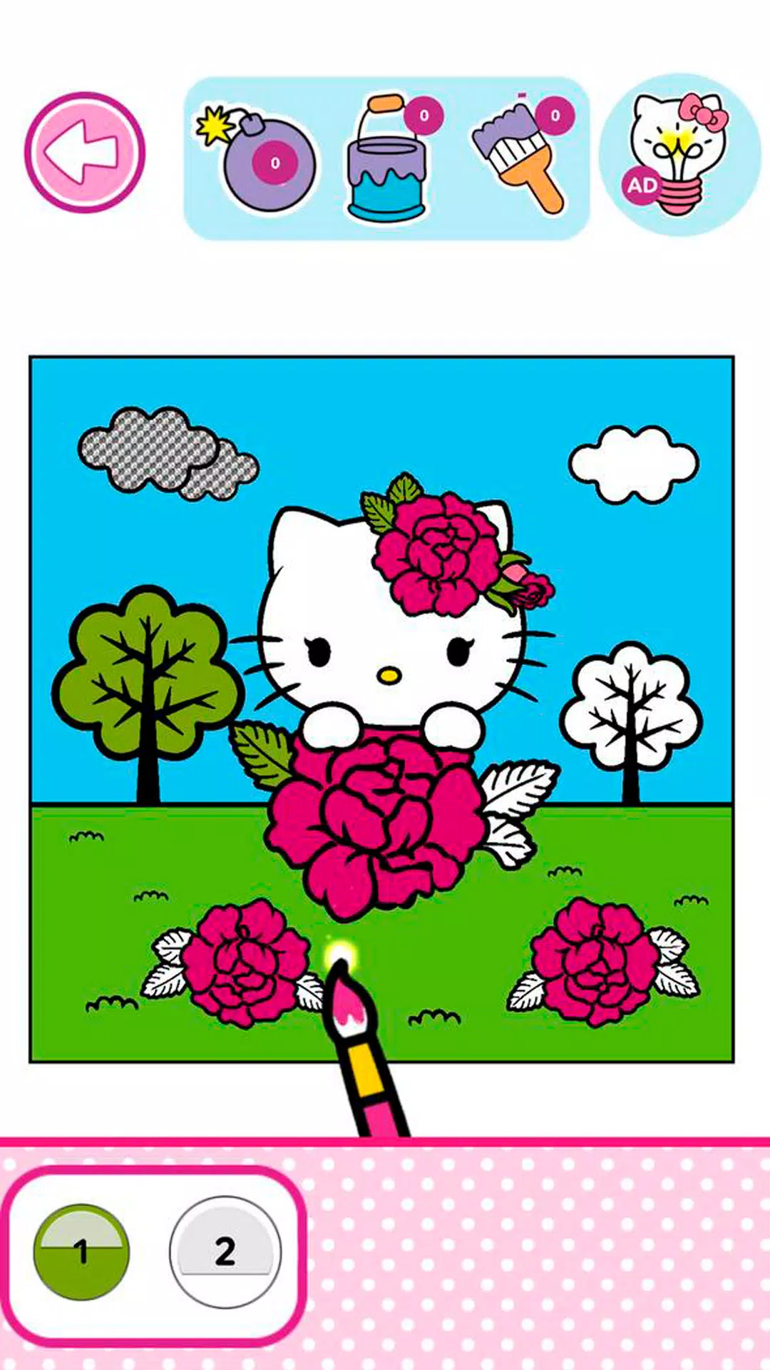 Hello Kitty: Coloring Book ภาพหน้าจอ 1