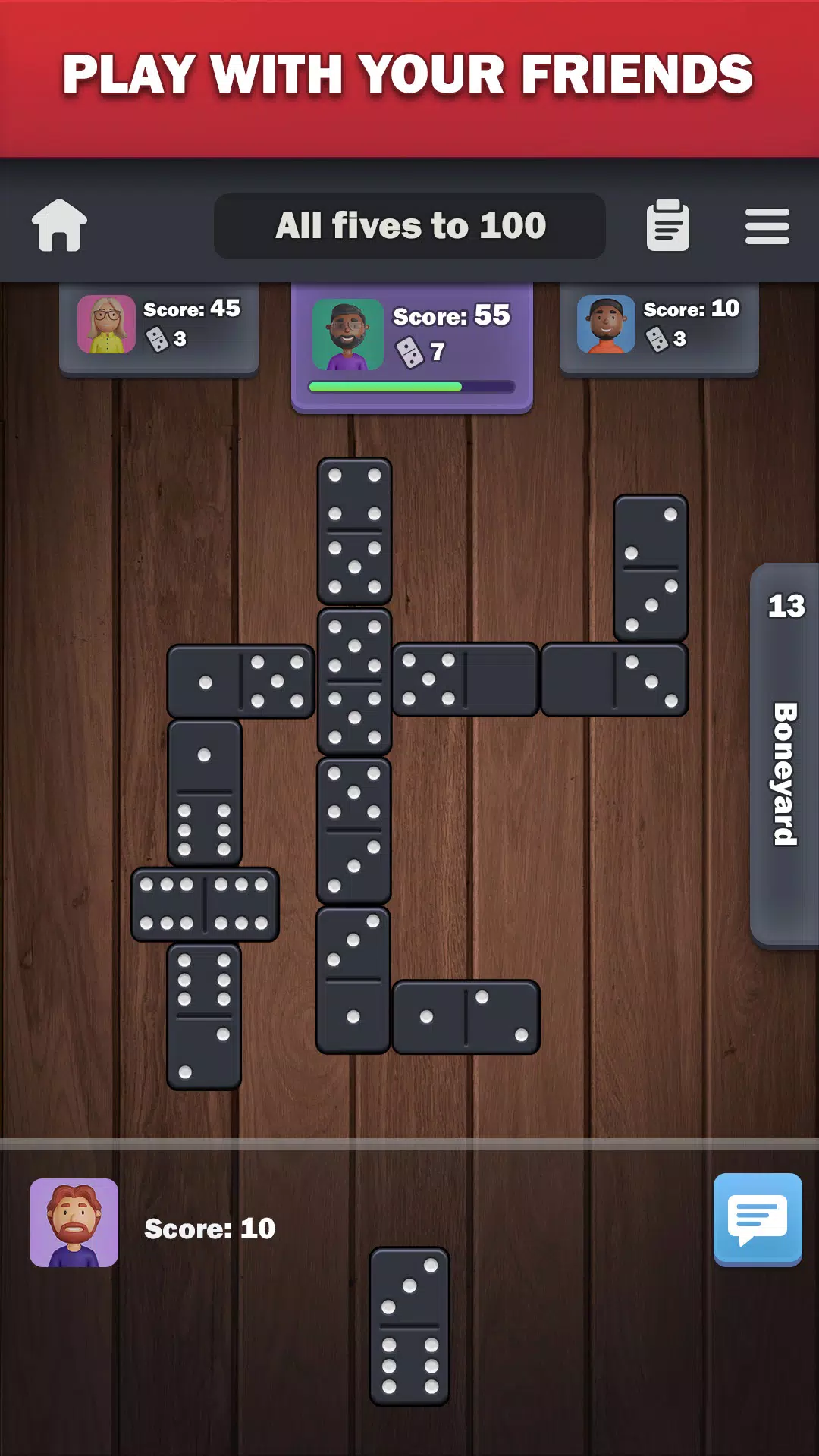 Schermata Dominoes online - play Domino! 2