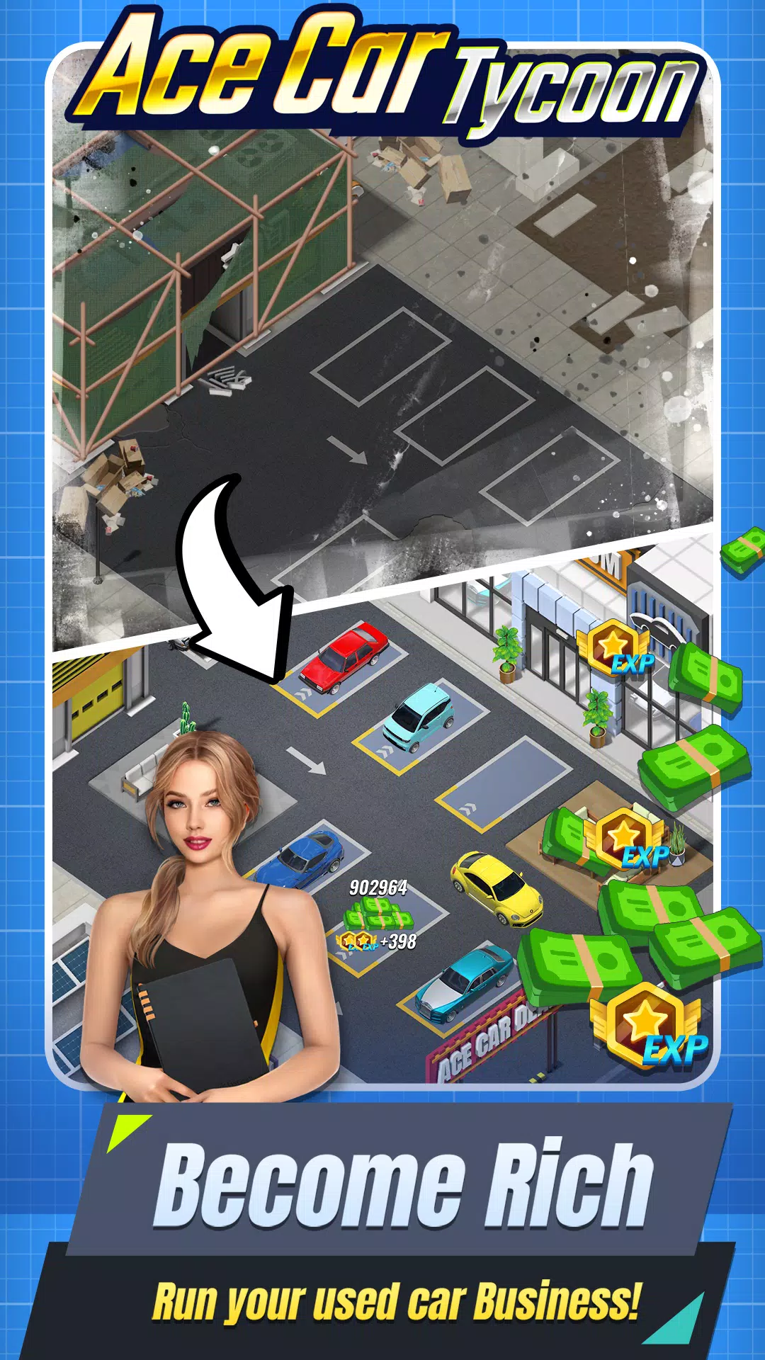 Ace Car Tycoon ภาพหน้าจอ 3