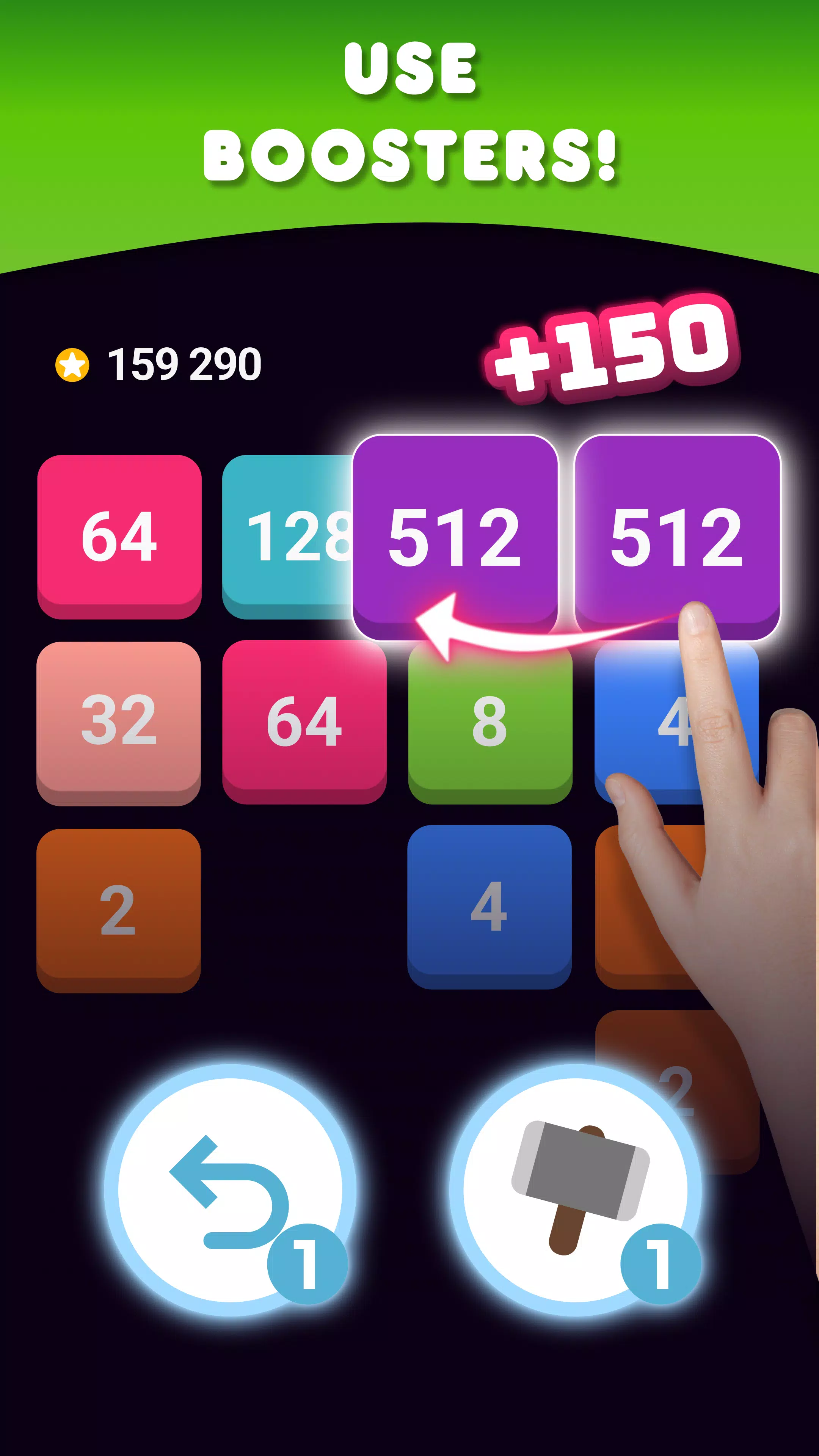 Schermata 2048: Puzzle Game! Merge Block 4