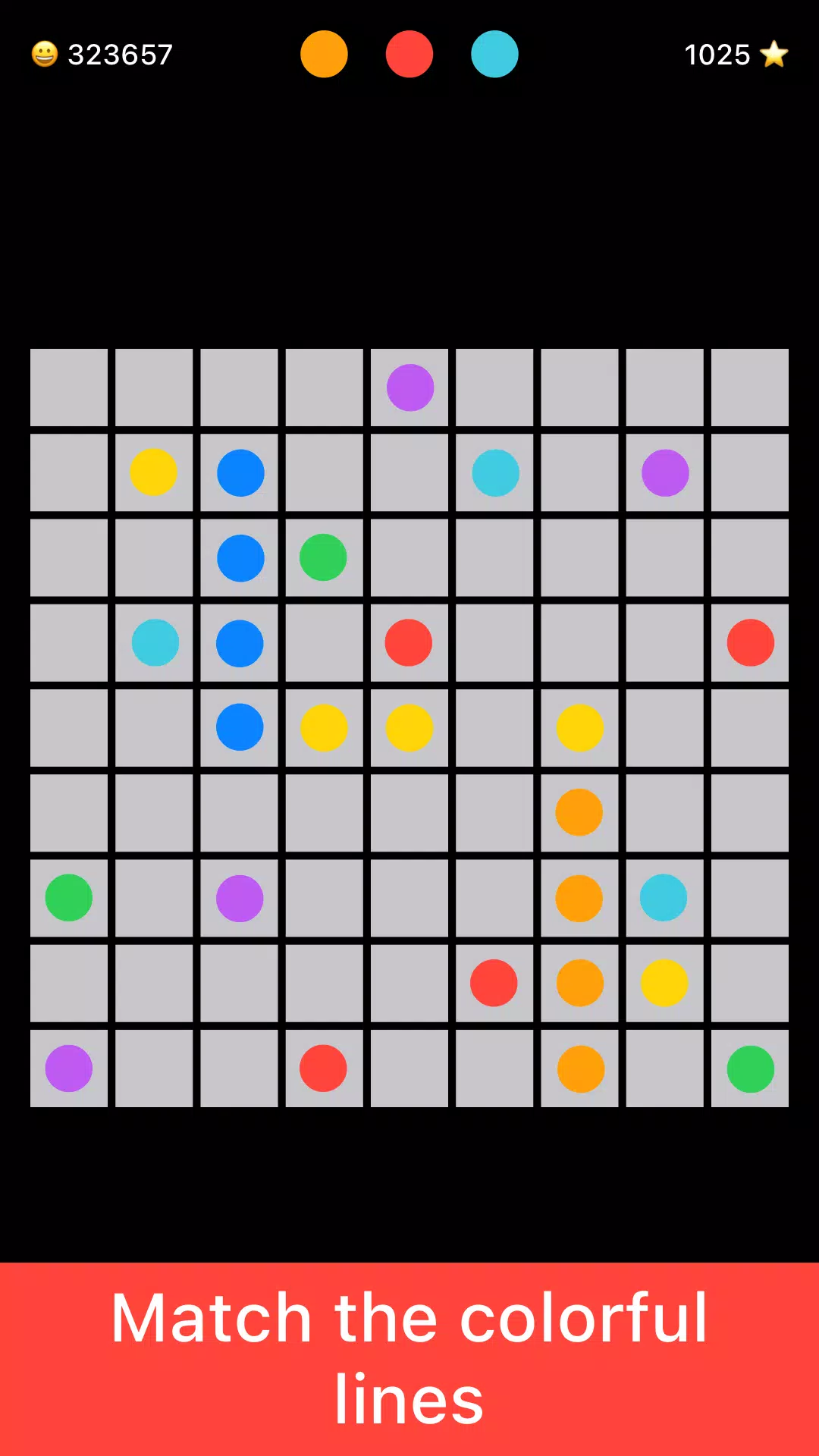 Lines 98 Color Balls - Retro スクリーンショット 4