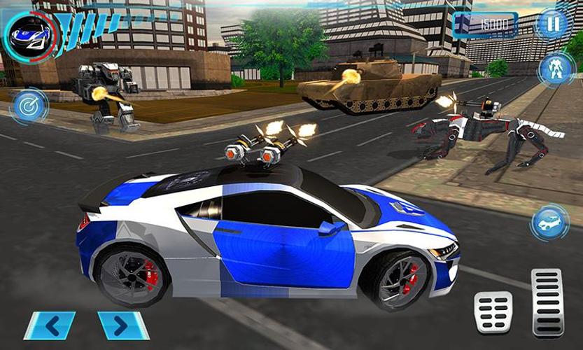 Multi Robot Transform Car Game Ekran Görüntüsü 4