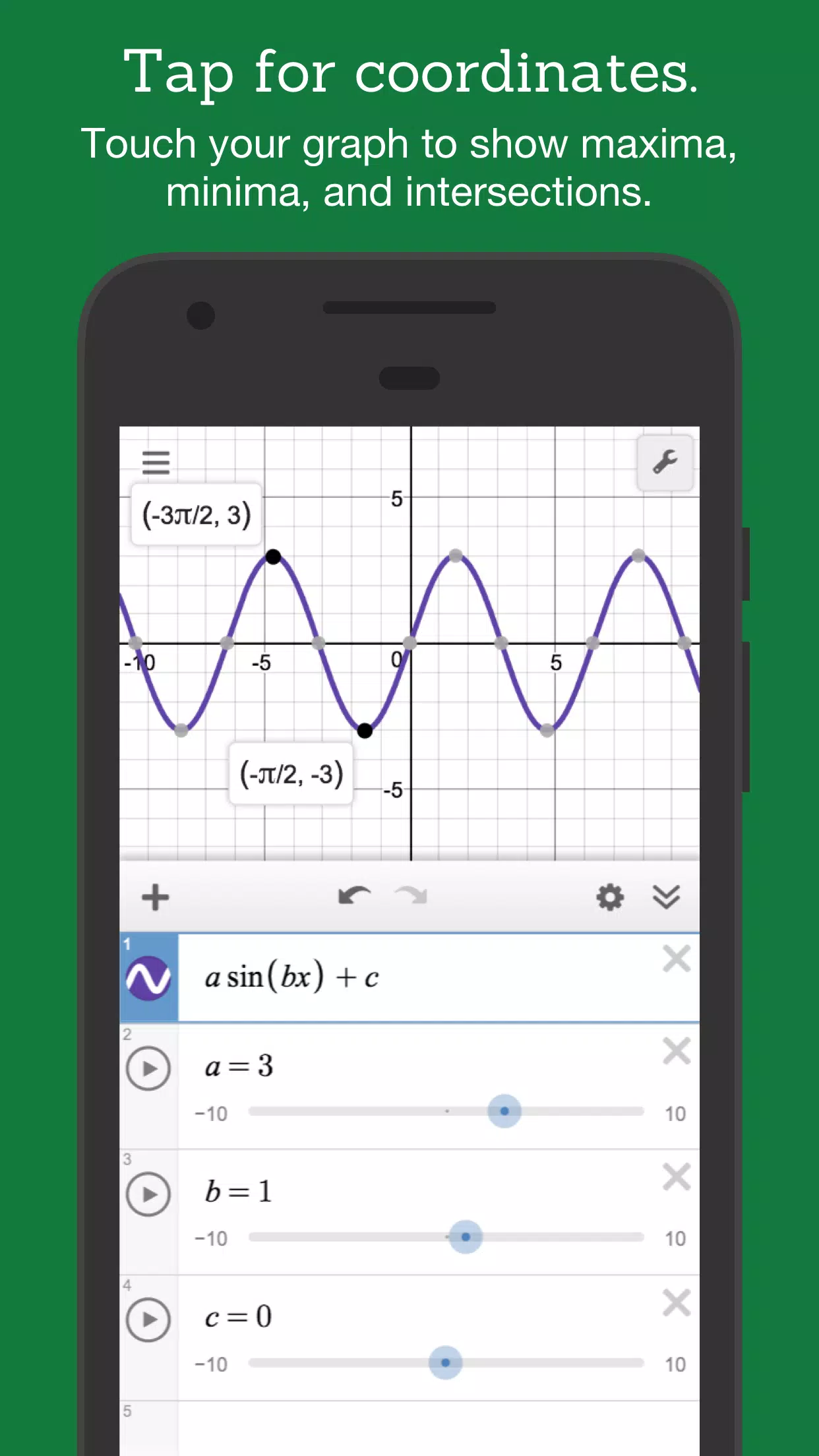 Desmos Schermafbeelding 4