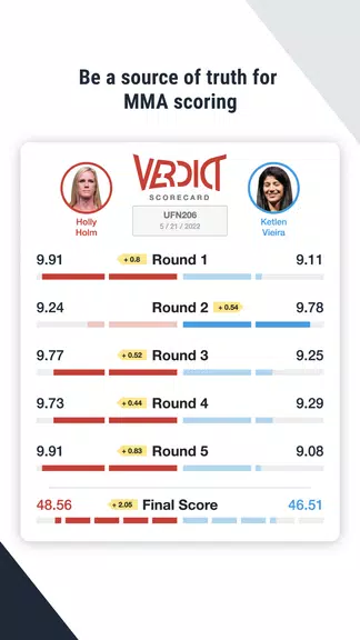 Verdict MMA Picks & Scoring Captura de pantalla 4