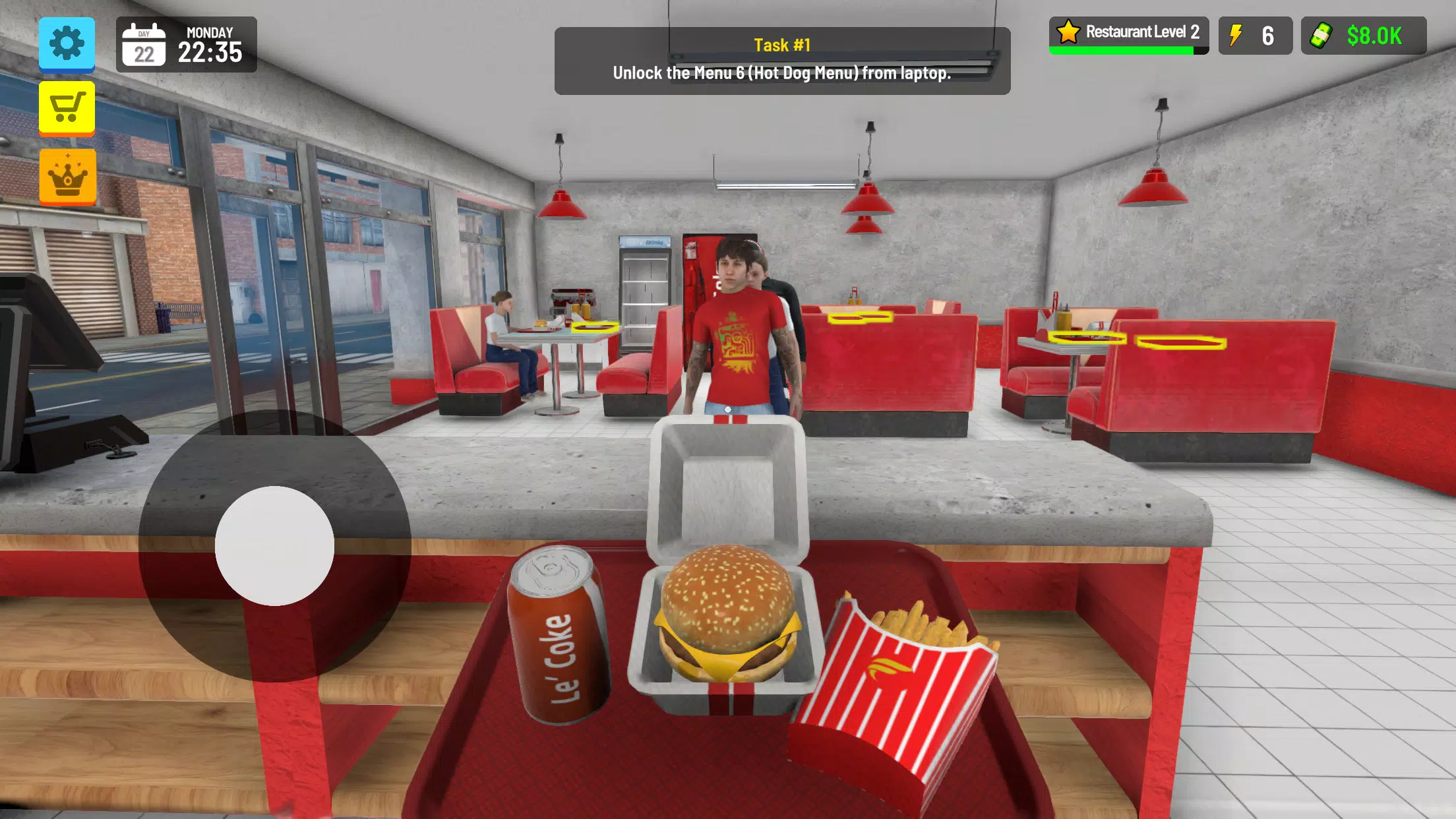 Burger Station Simulator 3D! Ekran Görüntüsü 1