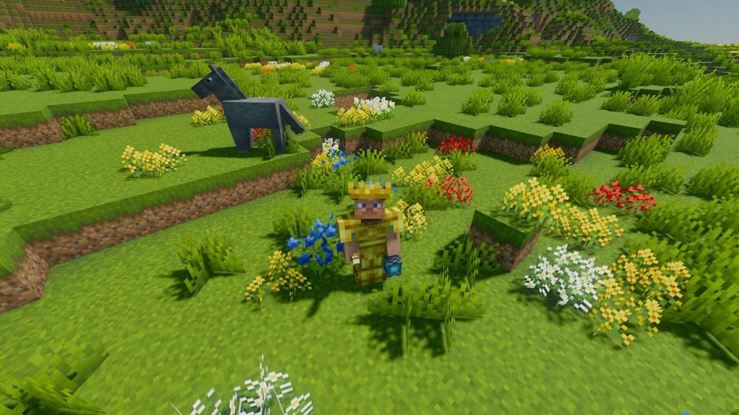 Entdecken Sie die florale Vielfalt im blockischen Bereich von Minecraft