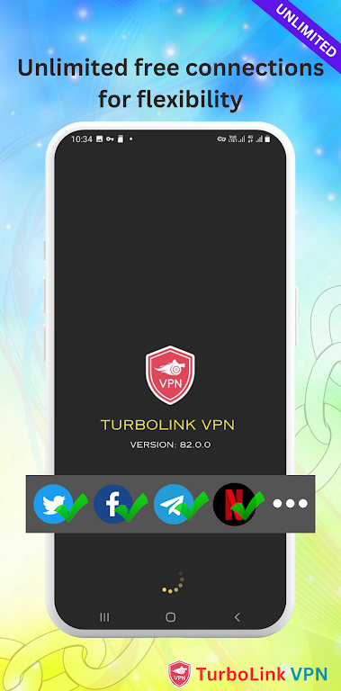 TurboLink VPN - Fast VPN Proxy स्क्रीनशॉट 3