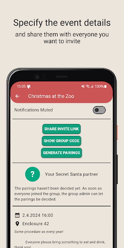 Secret Santa Helper App Ekran Görüntüsü 1