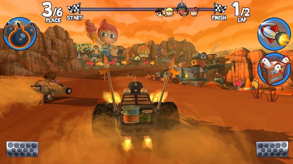 Beach Buggy Racing 2 Mod ภาพหน้าจอ 1