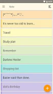 Notepad - Colorful Notes স্ক্রিনশট 1