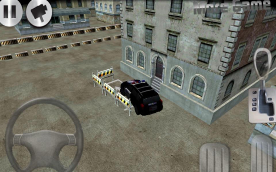 3D police car parking Captura de pantalla 1