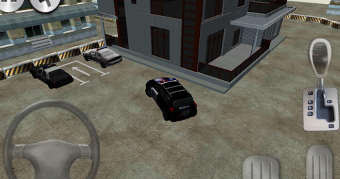 3D police car parking Captura de pantalla 4