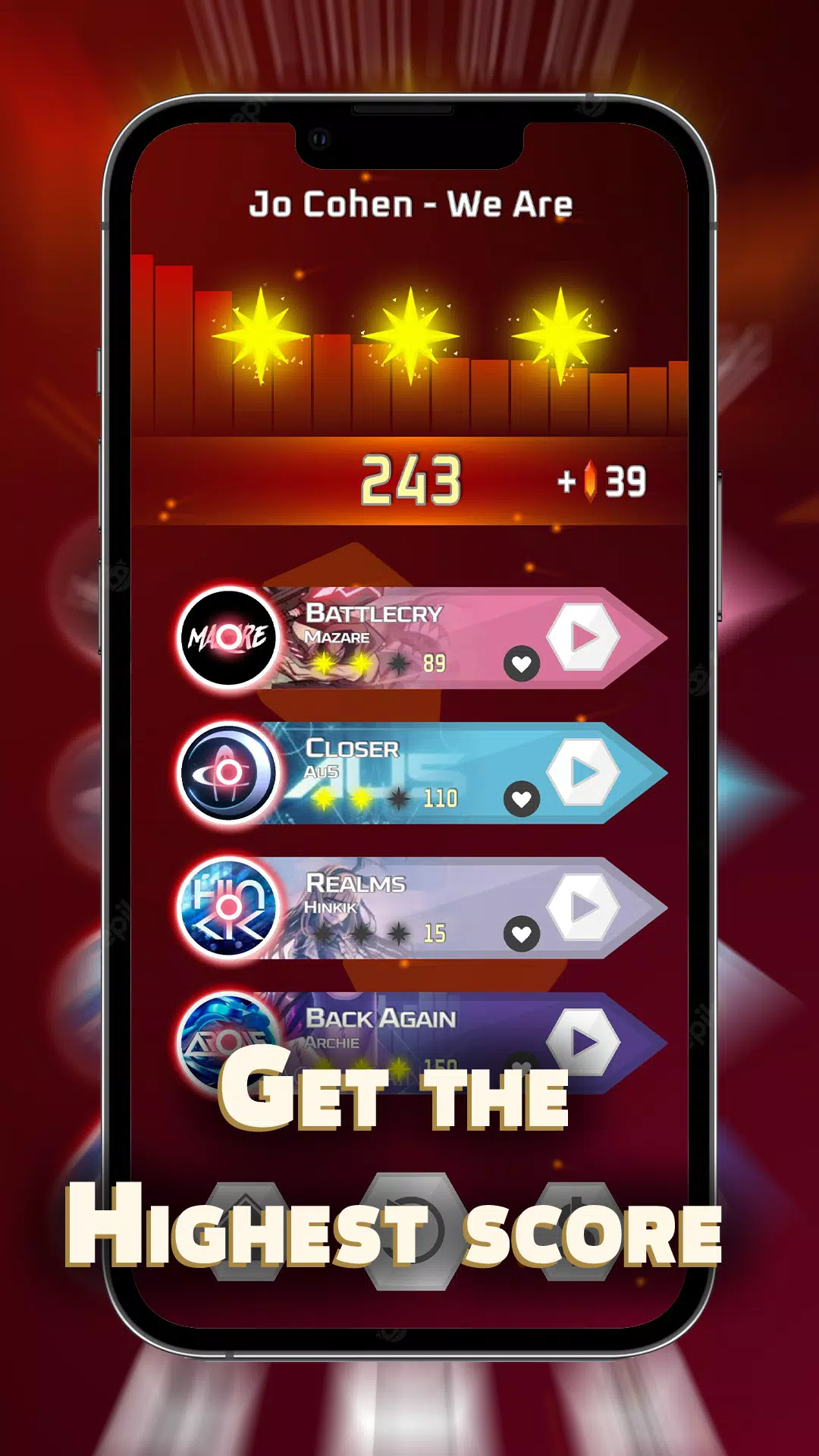 Dash’n’Beat - EDM Rhythm game Screenshot 4