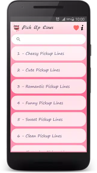 Cheesy Pick Up Lines ภาพหน้าจอ 1