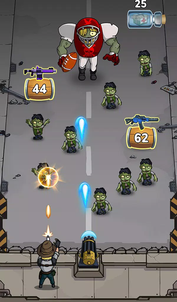 Zombie War Idle Defense Game Capture d'écran 1