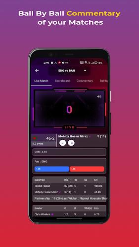 CricWay - Live Scores & Line स्क्रीनशॉट 3