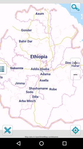 Map of Ethiopia offline スクリーンショット 1