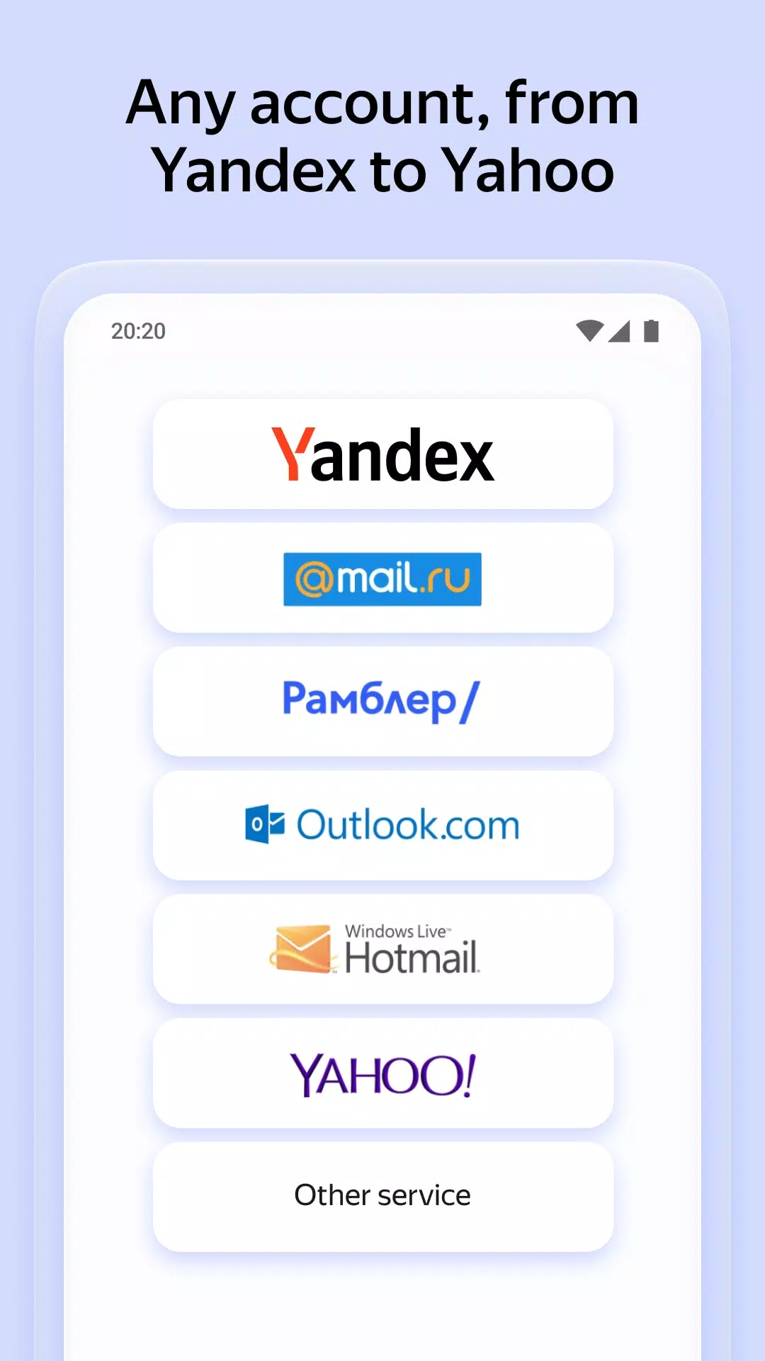 Yandex Mail Schermafbeelding 3