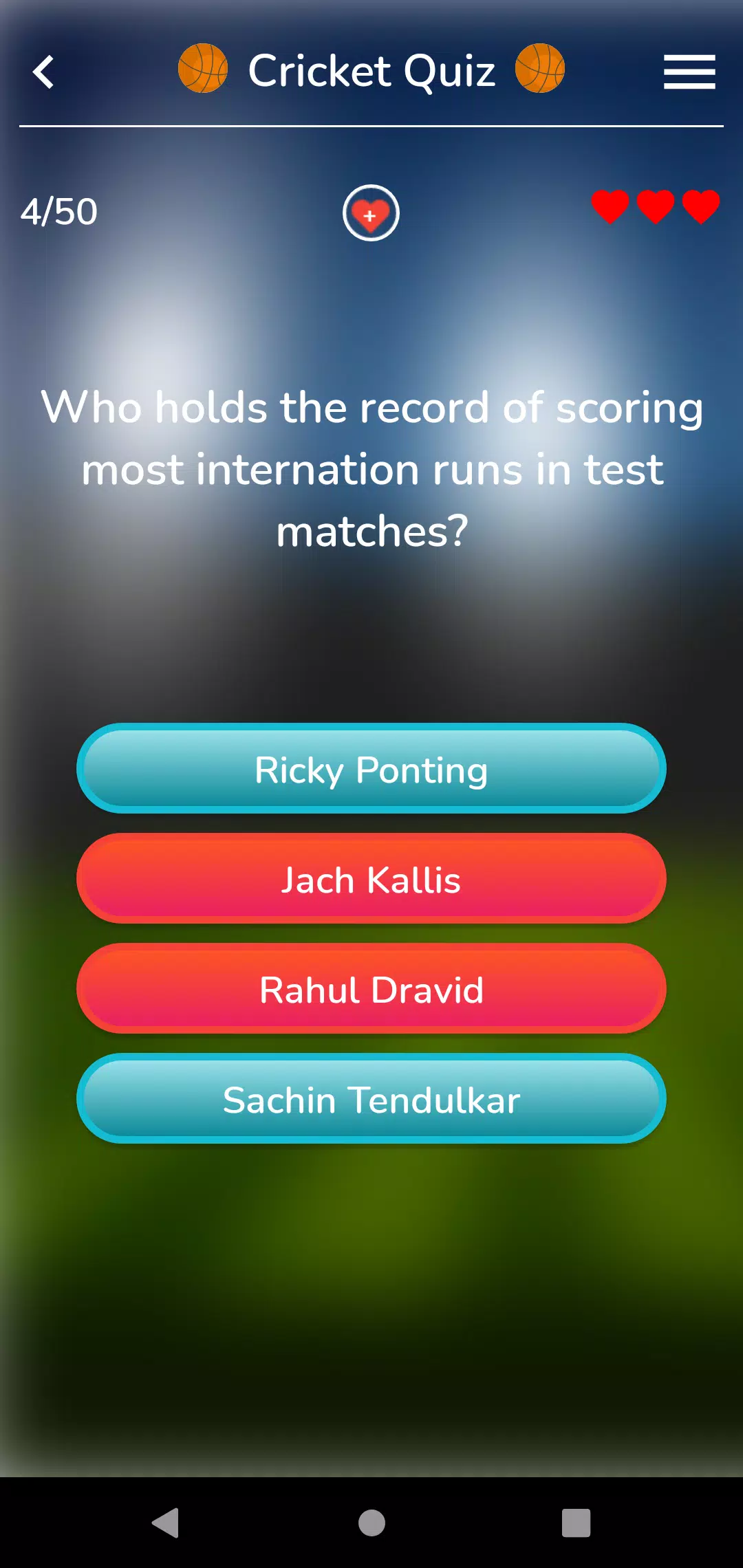 World Sports Quiz应用截图第3张