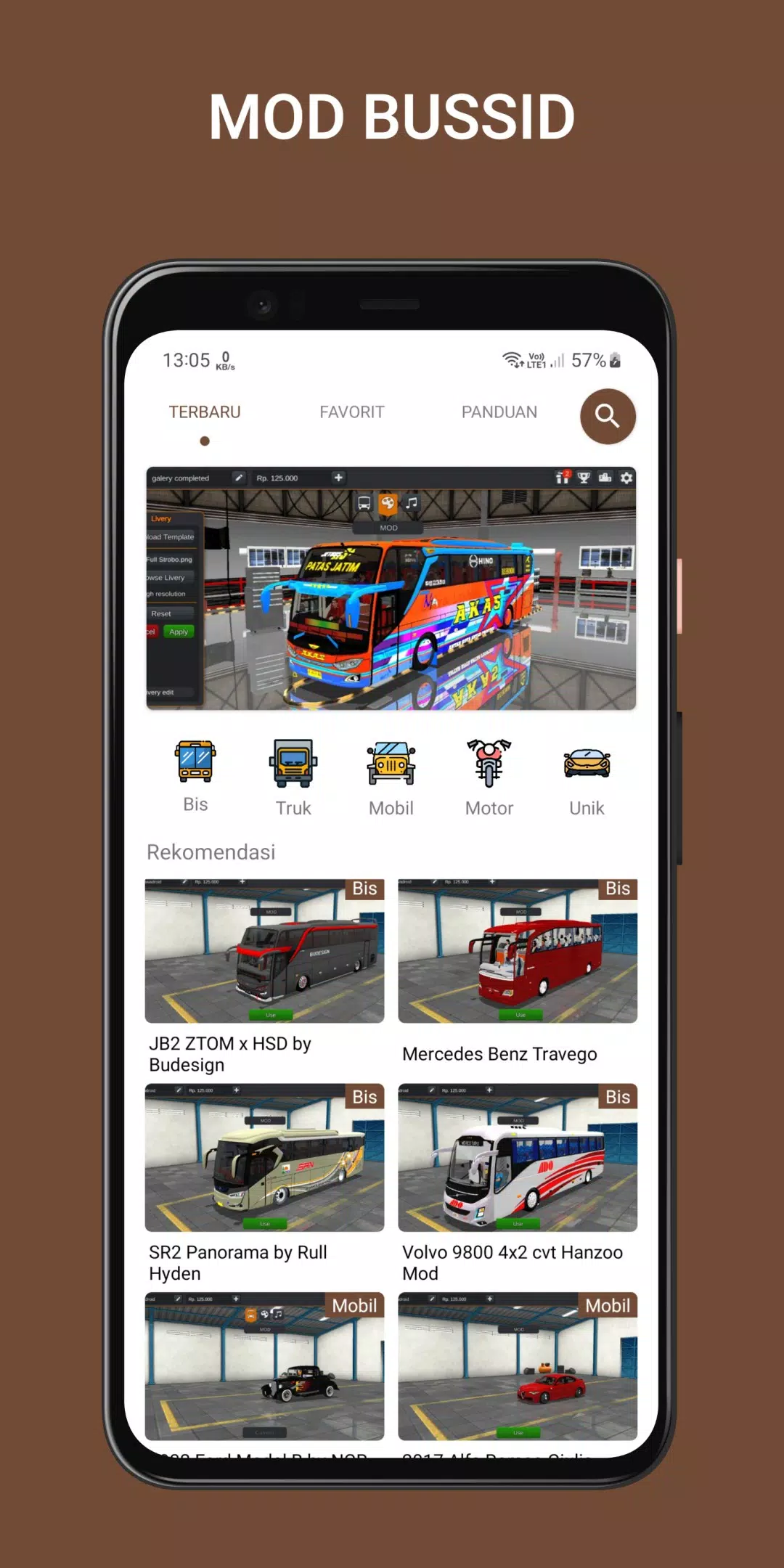MOD Bussid Terbaru 2024 Скриншот 1