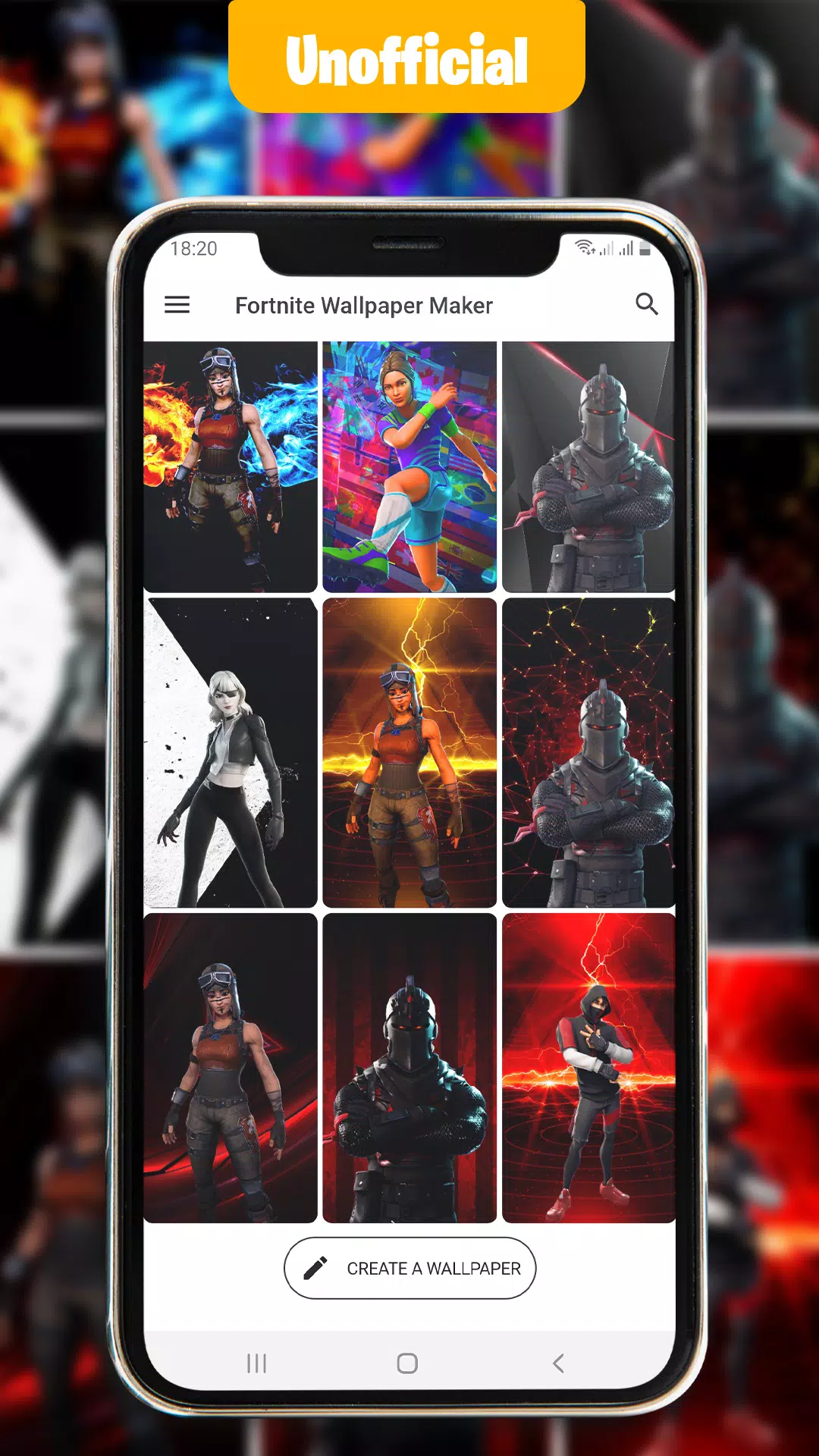 Battle Royale Wallpaper Maker Captura de pantalla 1