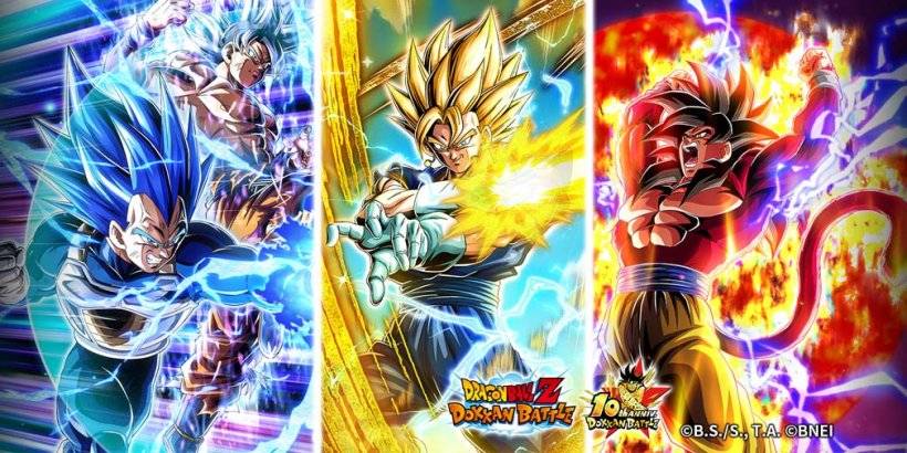 ドラゴンボールZドッカンバトルは、特別召喚とソーシャルメディアキャンペーンで10周年を祝う